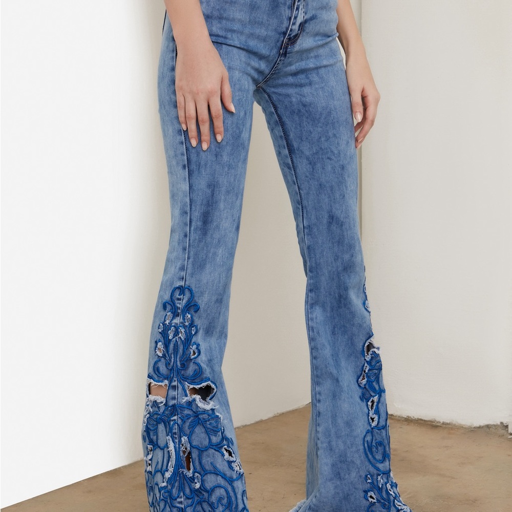 Flared jeans